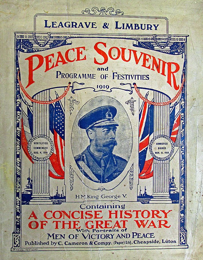 Leagrave and Limbury Peace souvenir