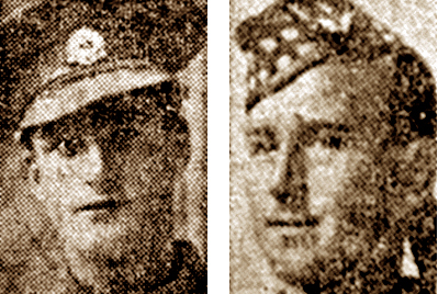 Pte Bunyan MM & Pte Clarke MM