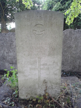 Cadet Ron Cunningham gravestone