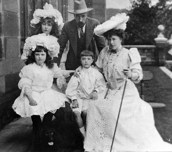 Young Lady Zia Wernher and family