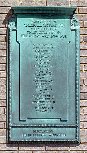 Vauxhall war memorial