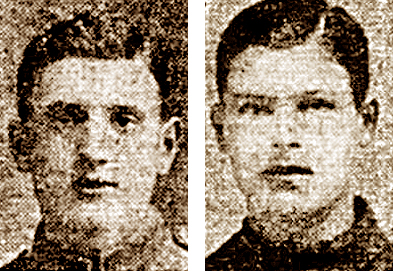 Cpl Waller and CQMS Etherington