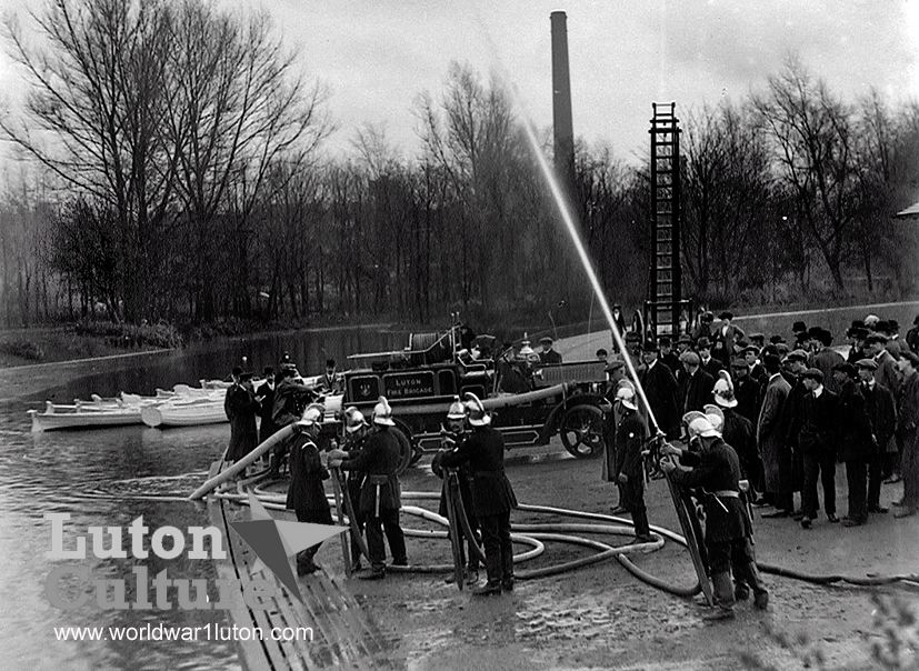 Fire drill at Wardown 1914