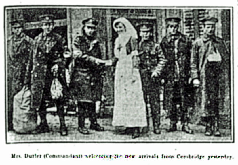 Wounded soldiers at Wardown