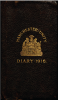 Front cover of 1916 Diary of WE Owen